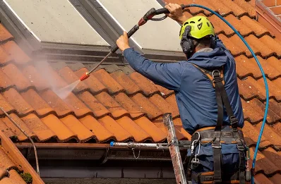 Démoussage et hydrofuge de toiture à Verrières